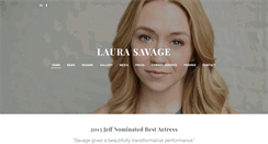 Desktop Screenshot of laura-savage.com