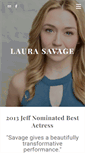 Mobile Screenshot of laura-savage.com