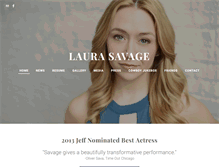 Tablet Screenshot of laura-savage.com